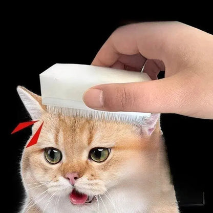 Weiche Zungen-Massagebürste für Hunde und Katzen Petoria