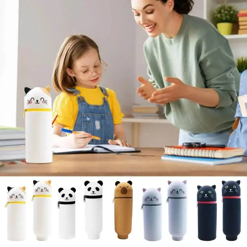 Silikon Federmäppchen mit Tiermotiv – Petoria®