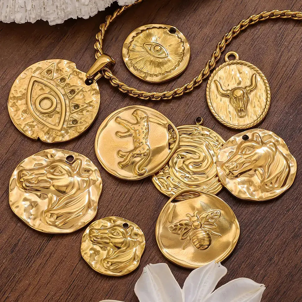 Edelstahl Tier Anhänger für Schmuck und Bastelarbeiten