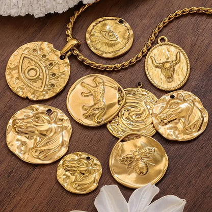 Edelstahl Tier Anhänger für Schmuck und Bastelarbeiten