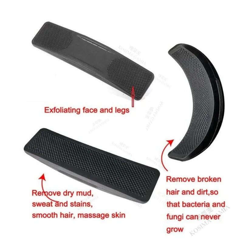 Pferdebürsten Massage-Reinigungsbürste Pferdepflegebürste Floh- und Zeckenentferner Gummi-Haarkamm Zubehör Mähnen- und Schweifbürste