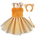 Tiere Löwe Tutu Kleid Cosplay Kostüme für Halloween Geburtstag Party Bühne Leistung Outfit