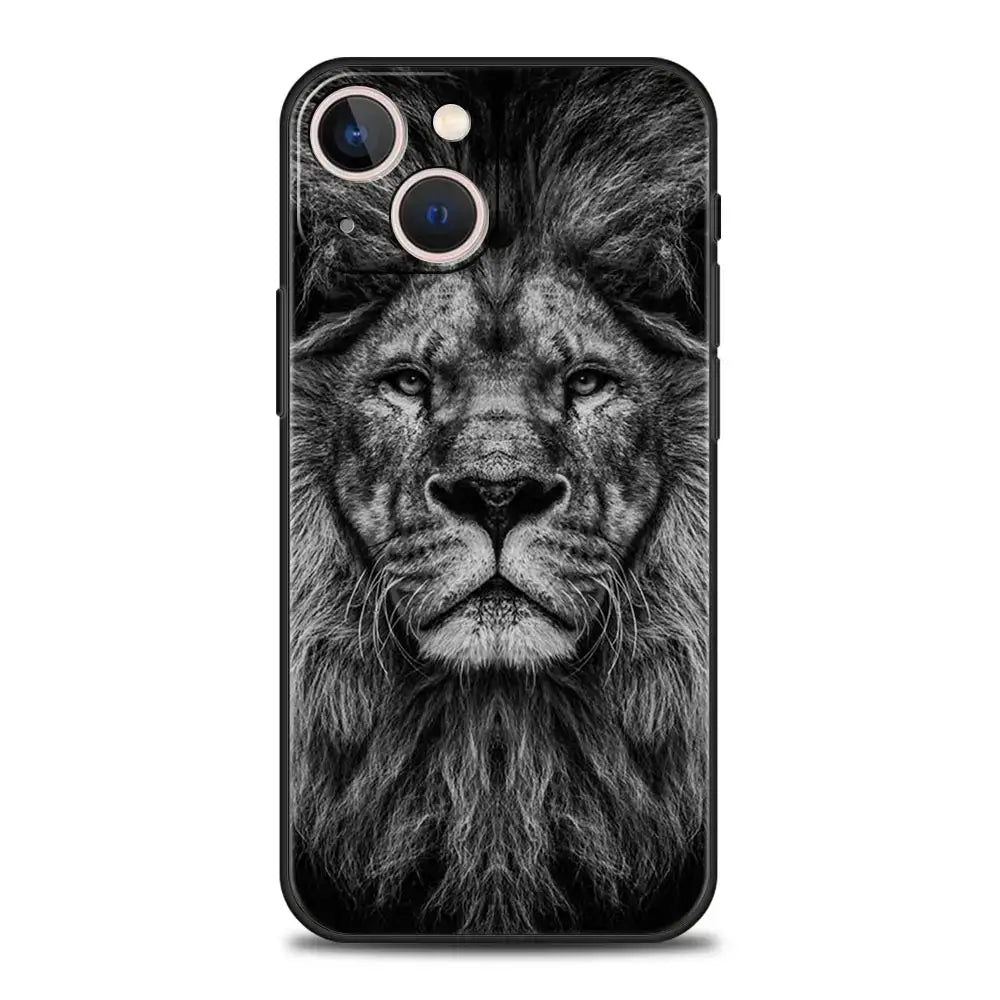 Löwen Handyhülle für iPhone mit Robustem Schutz