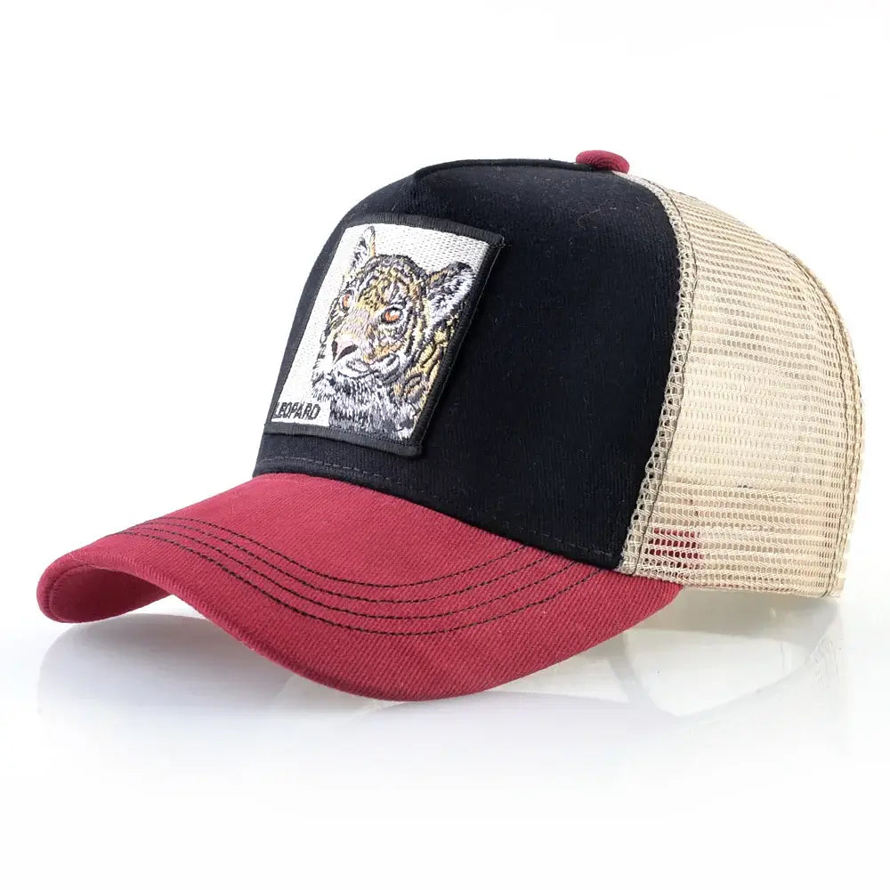 Trucker Baseballkappe mit Tier-Patch