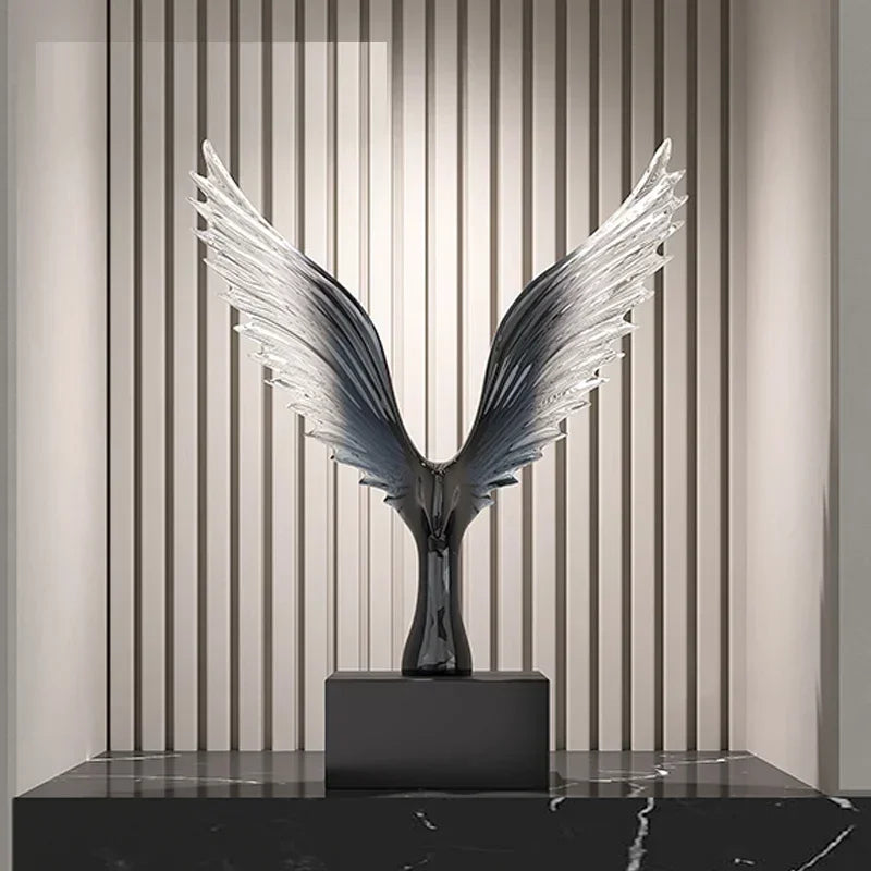 Creative Decor Sculptures Office Decoration Animal Eagle Sculpture Model Ornament Living Room Wine Cabinet Artistic Soft Decor Petoria Store