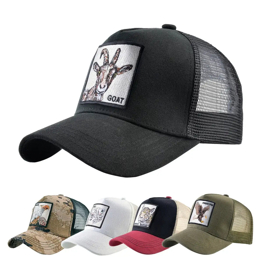 Trucker Baseballkappe mit Tier-Patch