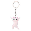 Cartoon Kätzchen Schlüssel bund Heilung Tier Schlüssel anhänger kreative Katze Anhänger für Frauen Auto Schmuck Schlüssel ring Geldbörse Tasche Zubehör Geschenke