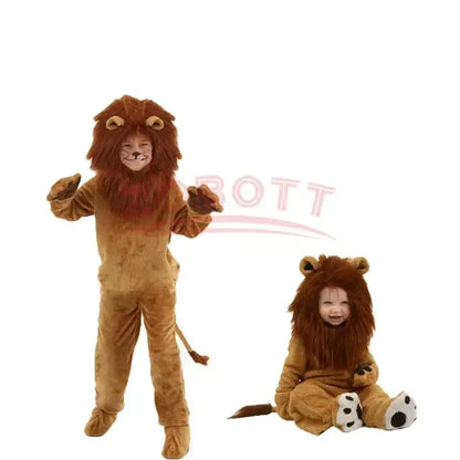 Löwen Kostüm Weicher Kigurumi Overall – Petoria™
