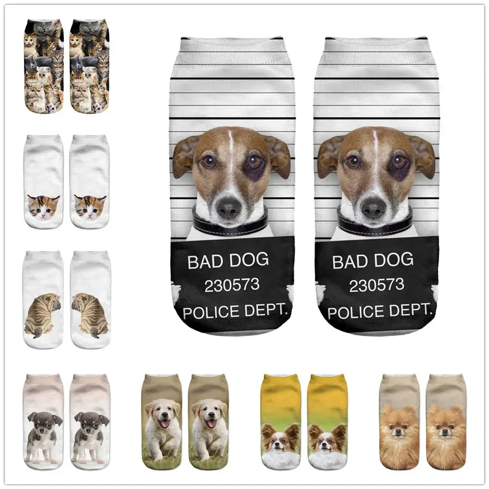3D Hundesocken