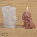DIY Hund Kerze Silikon Form Nette 3D Tier Aromatherapie Kerze Harz Formenbau Nette Geschenk Tisch Dekorationen