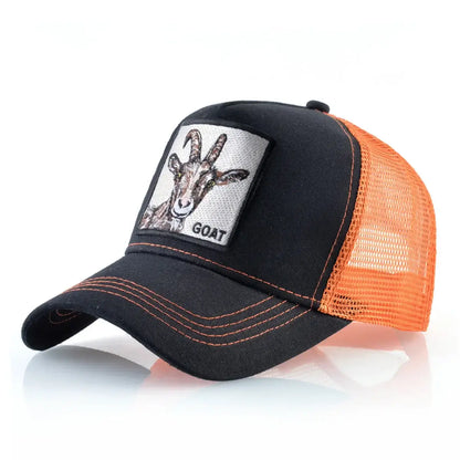 Trucker Baseballkappe mit Tier-Patch