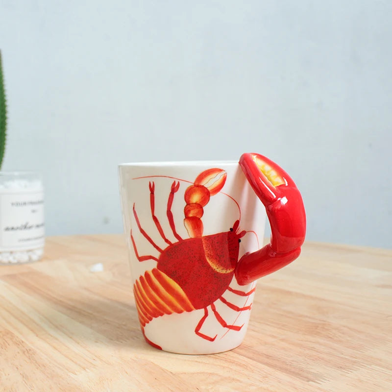 Dinosaurier Keramiktasse – 3D Kaffeebecher