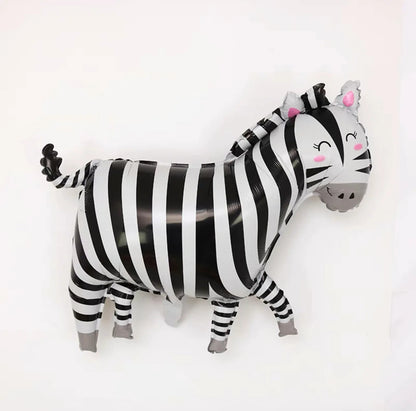 New Cartoon Animal Theme Foil Balloon Jungle Safari Forest Lion Rabbit Kids Birthday Decoration Supplies Elephant Giraffe Baloon Petoria Store