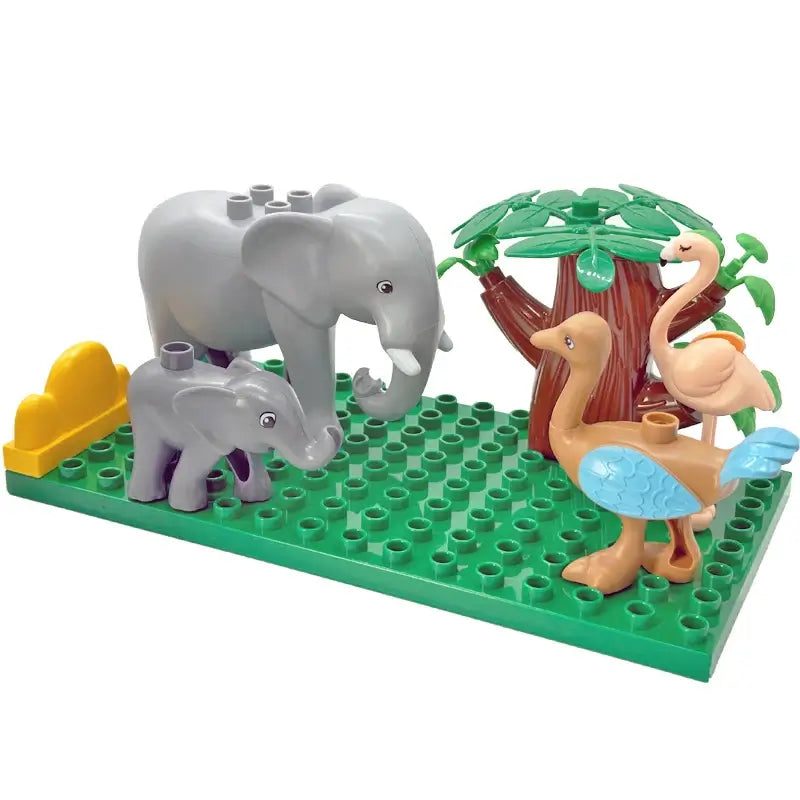 🦒 Petoria™ Tier Bausteine Lernset