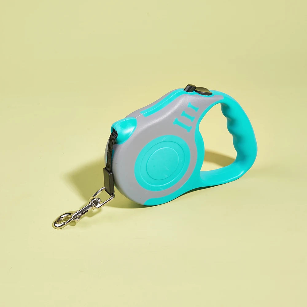 3 m 5 m Hundeleine für kleine Hunde, Katze, automatisch, einziehbar, langlebig, Nylonleine, für Welpen, Outdoor, Reisen, Wandern, Zugseil