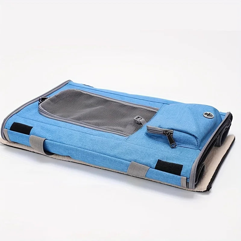 🐾 Petoria® Premium Transporttasche für mittelgroße &amp; große Hunde und Katzen – Faltbar &amp; Atmungsaktiv
