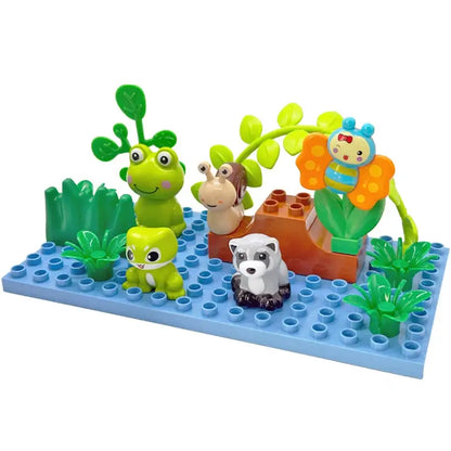 🦒 Petoria™ Tier Bausteine Lernset