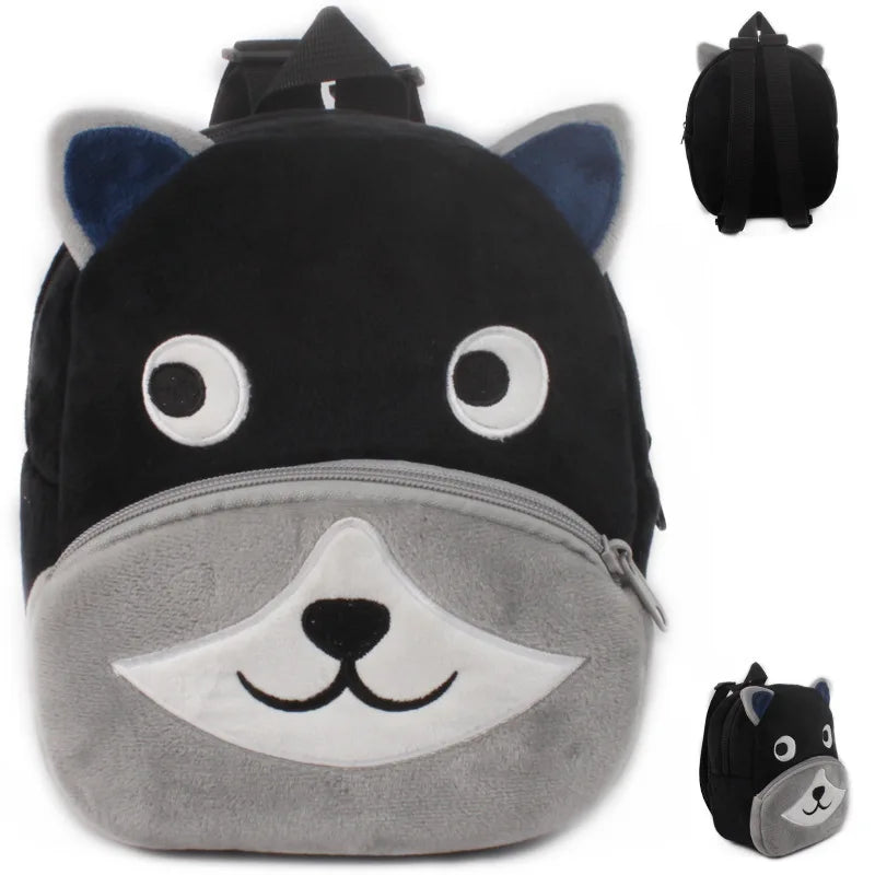 Neues 3d tier plüsch rucksack cartoon trendy schult aschen mädchen buchtasche kawaii kinder outdoor reise mode back packing