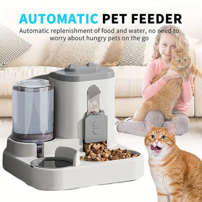 Automatischer Futter- und Wasserspender für Katzen Petoria