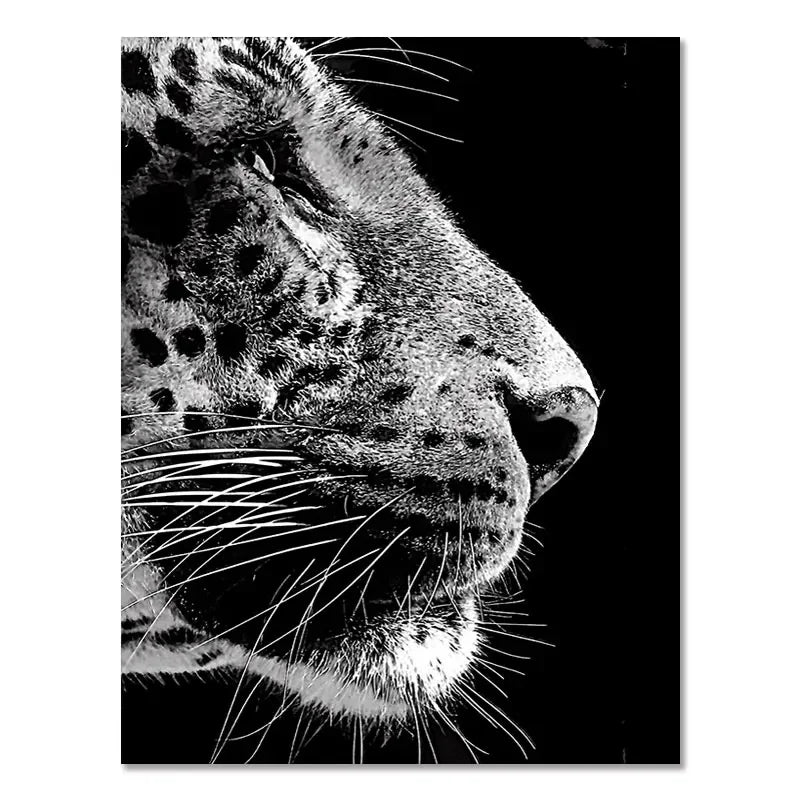 Canvas Painting Animal Wall Art Lion Elephant Deer Zebra Posters and Prints Wall Pictures for Living Room Decoration Home Decor Petoria Store