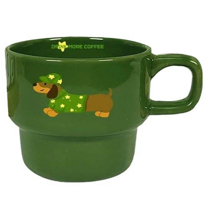 Dackel Keramiktasse Lustiger Kaffeebecher Premium