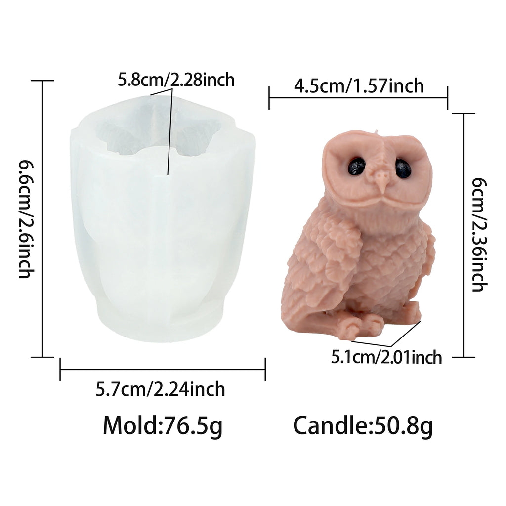 3D Niedliche Schaf-Kerzenform Kawaii Lamm Silikonform DIY Seifen- und Harzform Tier-Kerzenherstellungswerkzeug Heimdekoration Geschenk