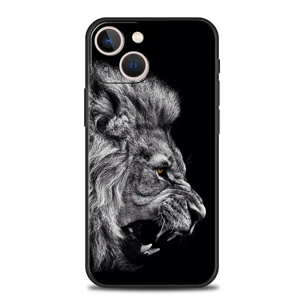 Löwen Handyhülle für iPhone mit Robustem Schutz