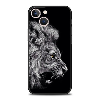Löwen Handyhülle für iPhone mit Robustem Schutz