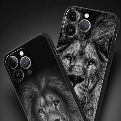 Löwen Handyhülle für iPhone mit Robustem Schutz