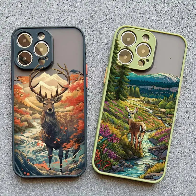 Matte Tier Handyhülle für iPhone Petoria