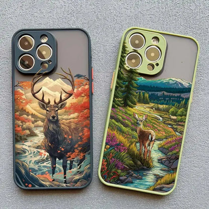 Matte Tier Handyhülle für iPhone Petoria