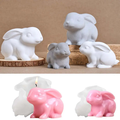 3D Osterhase Silikonform für Backformen