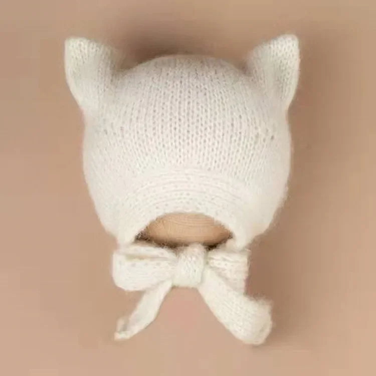 Ins Herbst und Winter Neugeborenen Hut Cartoon Tier Kaninchen Plüsch Hut Nette Nette Junge Mädchen Spitze Ohr Schutz Hut Baumwolle Beanie Hut