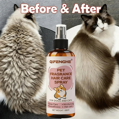 Fellpflegespray für Hunde und Katzen Petoria