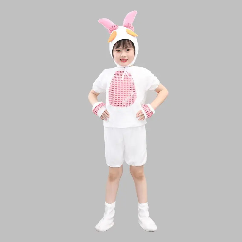 Kinder Tier Kostüm Halloween kleines Lamm und große böse Wolf Doc McStuff ins Cartoon Tier Cosplay Kostüme Schaf Kleinkinder Kleidung