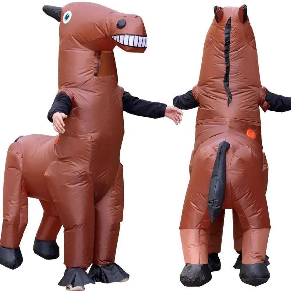 🐴 Petoria™ Aufblasbares Pferdekostüm für Erwachsene