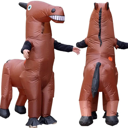 🐴 Petoria™ Aufblasbares Pferdekostüm für Erwachsene