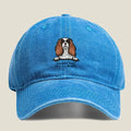 Cavalier King Charles Spaniel süßes Haustierporträt Baseballkappe Männer Frauen Distressed Washed Sun Cap Outdoor Workouts Hut