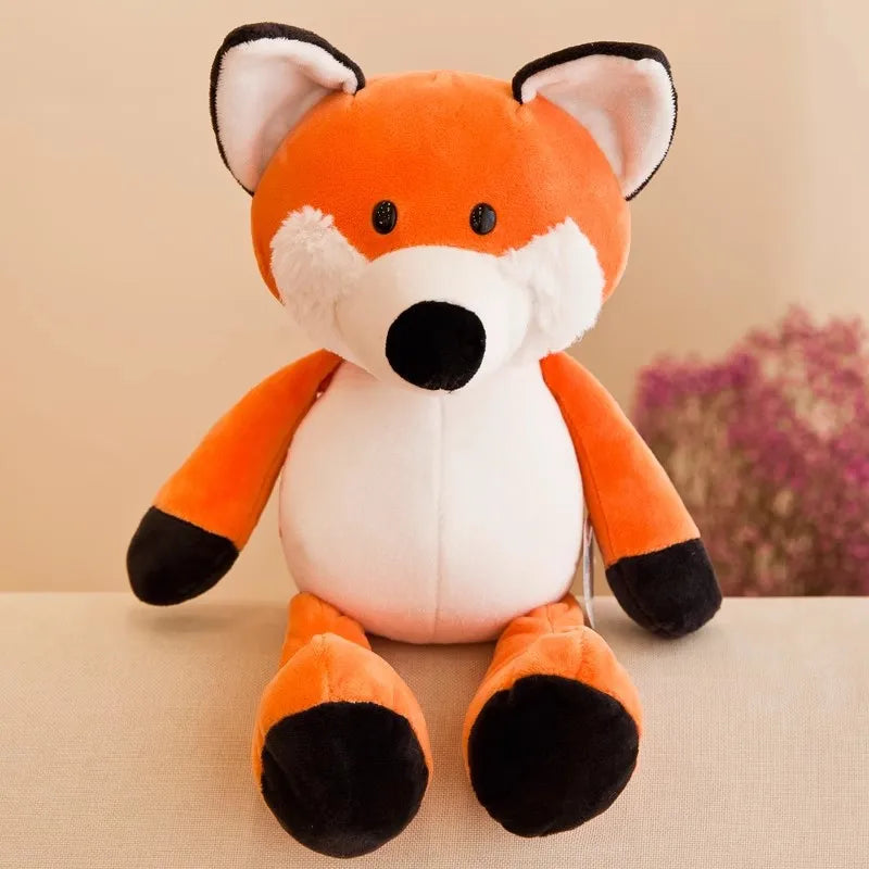 Gefüllte Plüschtiere Spielzeug Weiche Puppen Dschungel Löwe Elefant Tiger Hund Fuchs Affe Hirsch Kinder Geschenk Kawaii Baby Kinder Hobbie Spielzeug