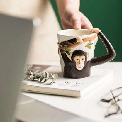 Tiermotiv Keramiktasse 310 ml Premium