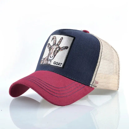 Trucker Baseballkappe mit Tier-Patch