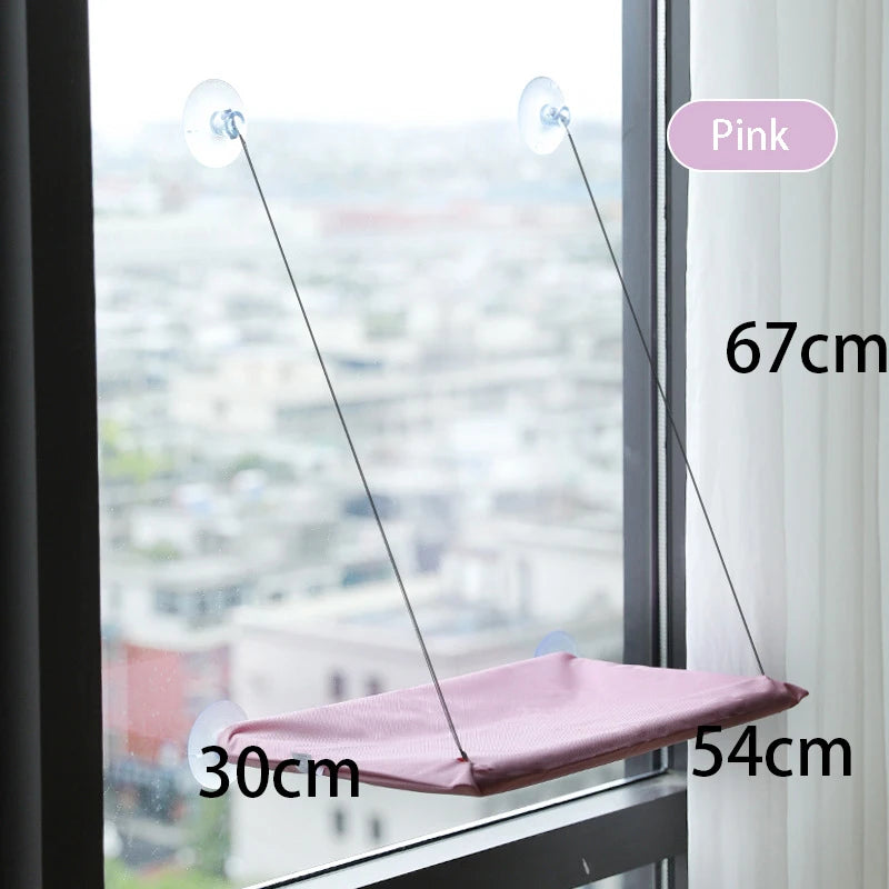 Katzenhängematte für Fenster mit Saugnäpfen
