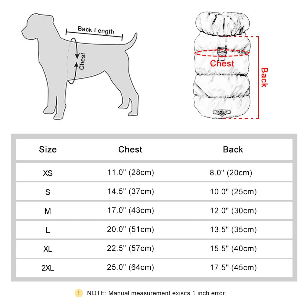 Weiche warme Hundekleidung für den Winter, gepolstert, für Welpen und Katzen, Jacke für kleine und mittelgroße Hunde, Chihuahua, französische Bulldogge, Pudelweste, Haustier-Outfit