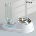 Futterbehälter mit Waterer Pet Waterer Feeder 2-in-1 Katzennapf Wasserspender Automatische Wasseraufbewahrung Futternapf für Hunde und Katzen