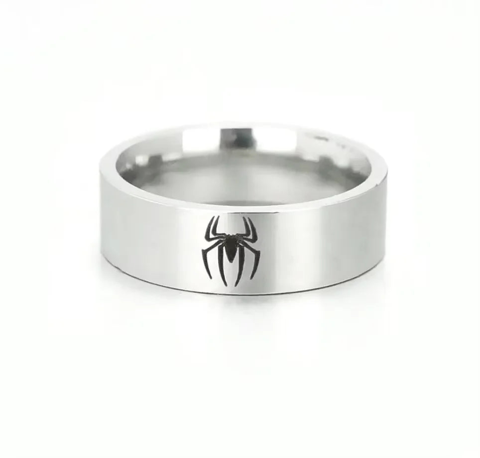 Mode Edelstahl Spinne Tier Ring Für Männer Frauen Finger Ringe Hip Hop Punk Schmuck Geburtstag Geschenk für Halloween Freund