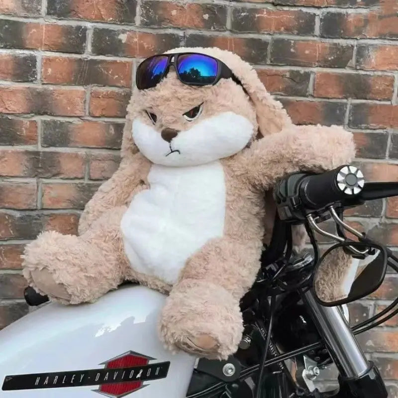 Große Größe Angry Rabbit Plüschtier Niedliche Tier Plüschpuppe Kawaii Gefüllte Stofftiere Modell Raumdekoration Geburtstagsgeschenke