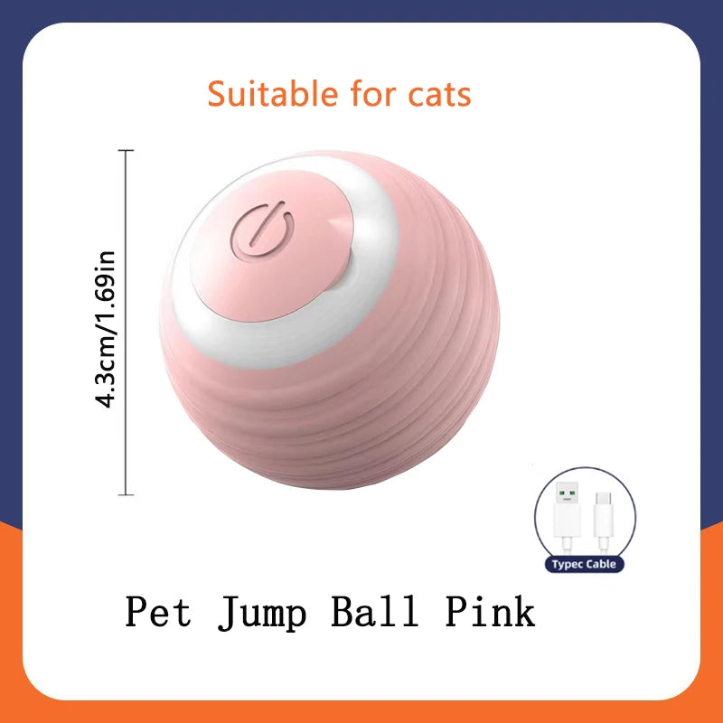 Intelligentes Hundespielzeug, Ball, elektronisch, interaktiv, Haustierspielzeug, beweglicher Ball, USB, automatisch bewegend, hüpfend, für Welpen, Geburtstagsgeschenk, Katzenprodukt