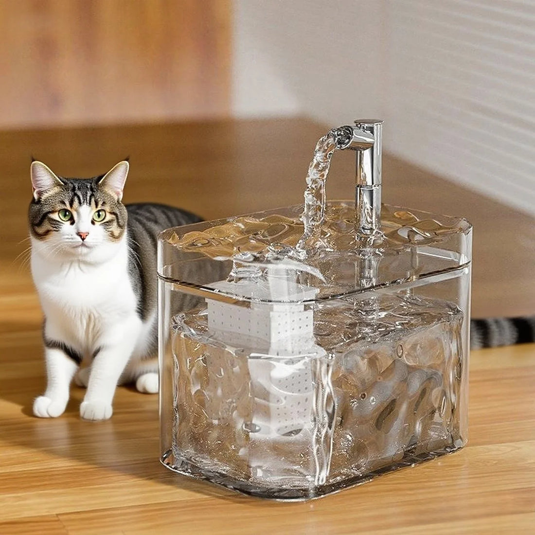 Automatischer katzenbrunnen 1.5 liter