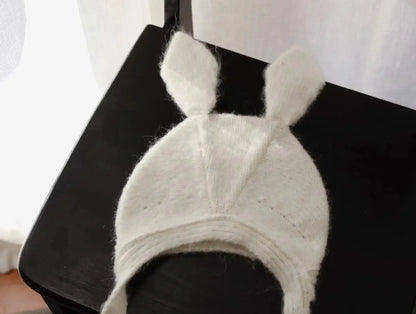 Baby Beanie mit Hasenohren