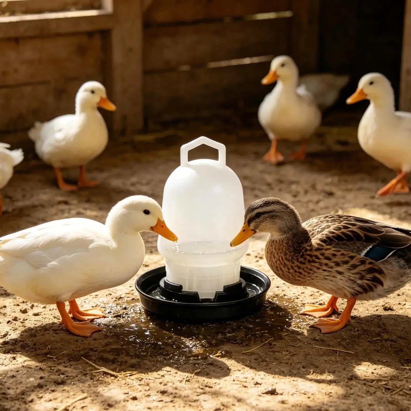 Automatische Geflügeltränke für Hühner, Enten und Gänse Petoria
